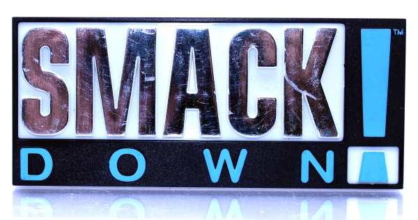 WWF (WWE) "Smackdown Emblem" passend zu den Jakks Actionfiguren